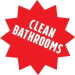 clean bathroos